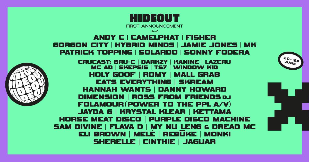 hideout lineup